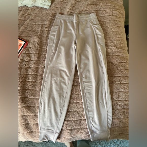 Fabletics Cream Track Pants - Picture 2 of 5